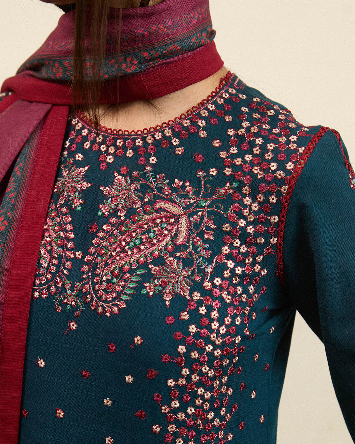 Ashen - Dupatta - Mix & Match - Image 2