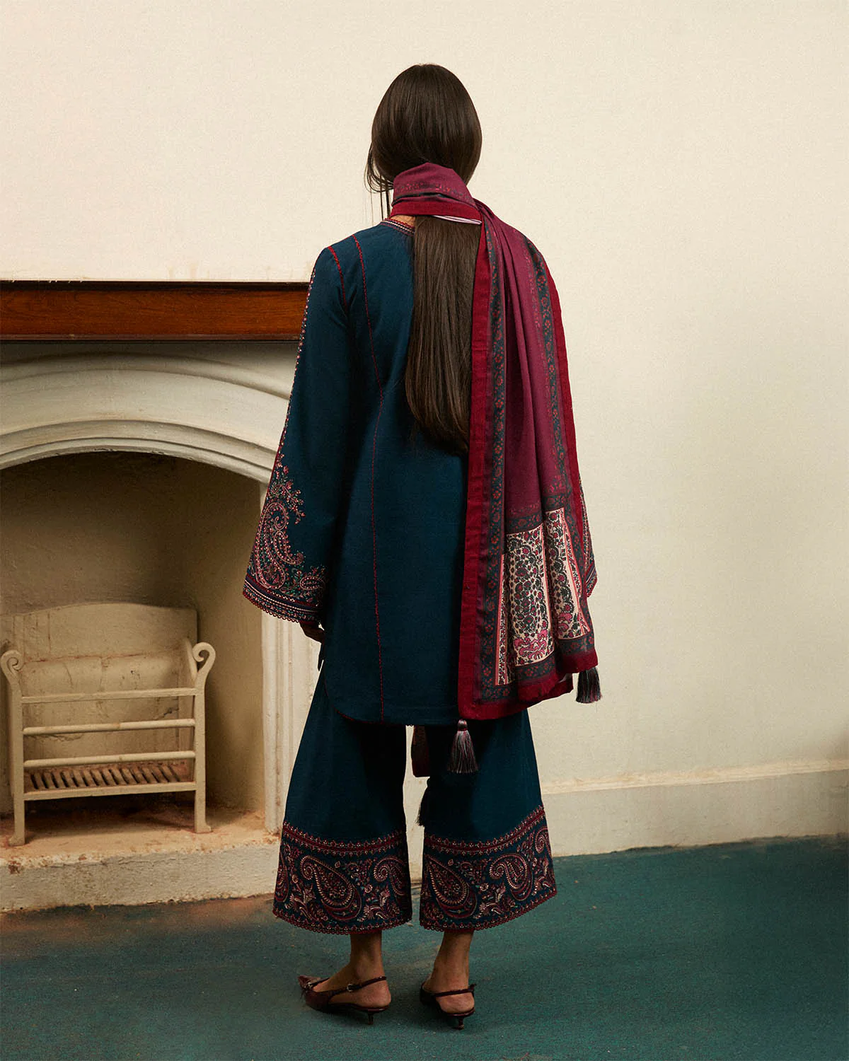 Ashen - Dupatta - Mix & Match - Image 3