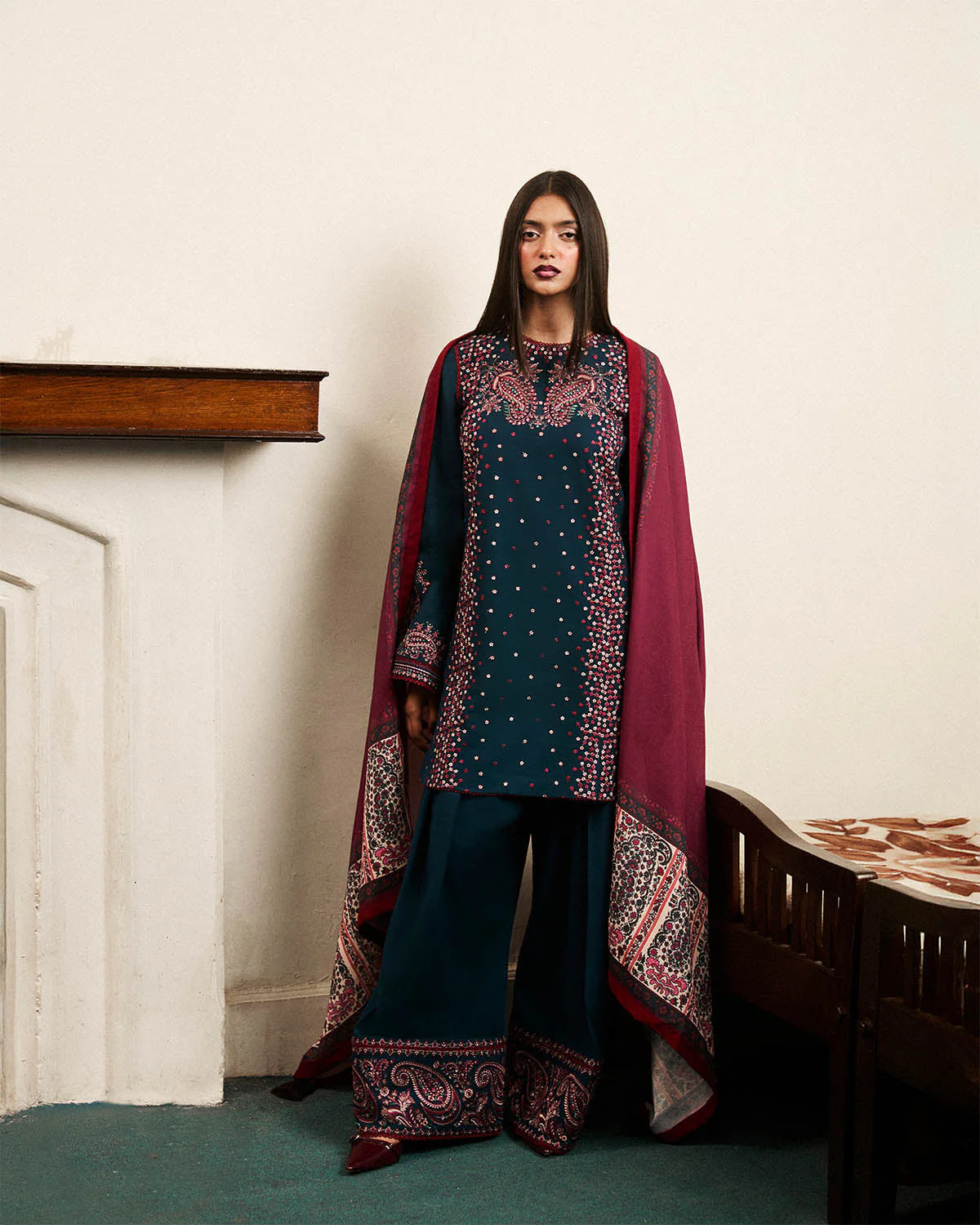 Ashen - Dupatta - Mix & Match - Image 5
