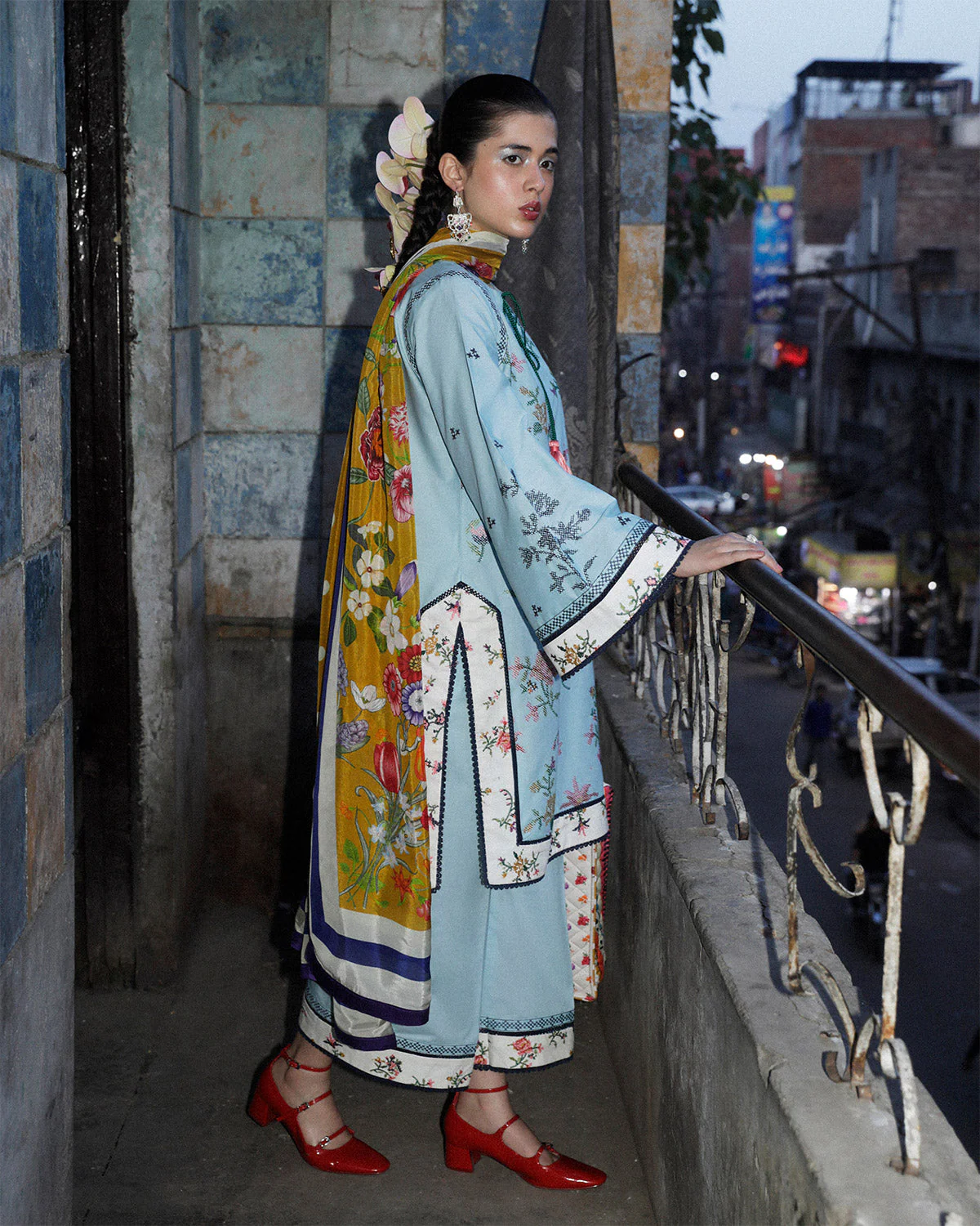 Tranquil - Dupatta - Mix & Match - Image 2